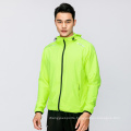 New Jacket Men Waterproof Hooded Windrunner Quick Dry Front Zip Gym Jackets For Men